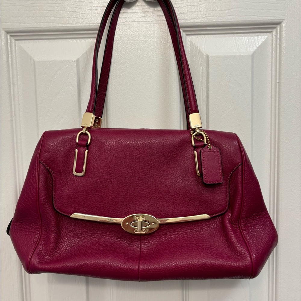 Coach genuine leather bag.
